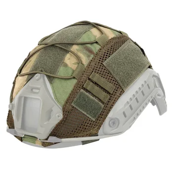 Калъф за тактически шлем е с еластичен кабел, камуфляжный, обиколката на главата 50-62 см за аксесоари за каски MH PJ BJ Fast