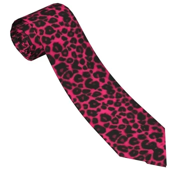 Вратовръзки в готическата розова ивица във формата на зебра За мъже и жени, вратовръзки от полиестер с дължина 8 см, Мъжки фини класически ризи, Аксесоари за сватбени партита