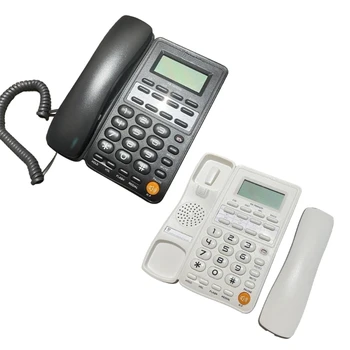 Жичен телефон с LCD дисплей Кабелна стационарен телефон за домашни потребители Y9RF