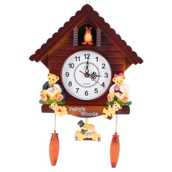 Промоция! Ретро реколта дървени часовници с кукувица, ръчна дърворезба, стенни часовници за всекидневна, таймер-люлка, будилници, интериор, интериор