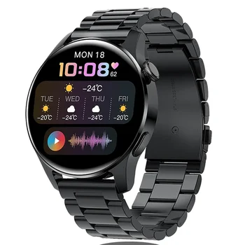 2024 Смарт часовници с Bluetooth-разговори, мъжки спортни фитнес-часовник с пълна докосване, мъжки водоустойчив смарт часовник с сърдечния ритъм, мъжки Android