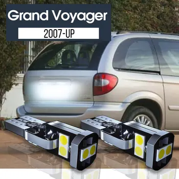 2 елемента Led лампа за осветление регистрационен номер Canbus Аксесоари за Chrysler Grand Voyager 2007 2008 2009
