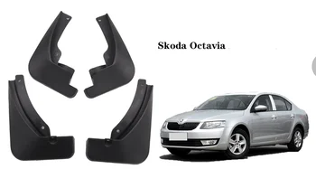 Автомобилни Калници За Skoda Octavia 3 A7 5E MK3 Седан 2013 2014 2015 2016 2017 Предните и Задните Калници Калници Калници