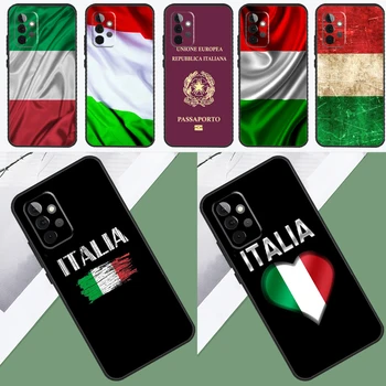 Италиански Калъф с флага на Италия За Samsung Galaxy A34 A54 A13 A14 A33 а a53 A12 A22 A32 A52 A70 A51 A71 делото