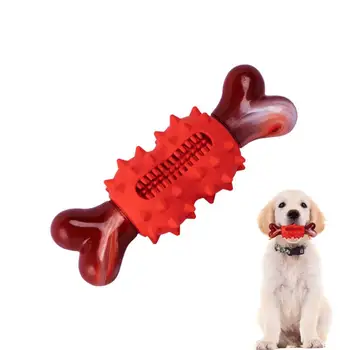 Играчки за кучета за агресивни жевателей Здрава играчка за почистване на зъбите във формата на костите, не поддающаяся унищожаване, играчки за кучета средни