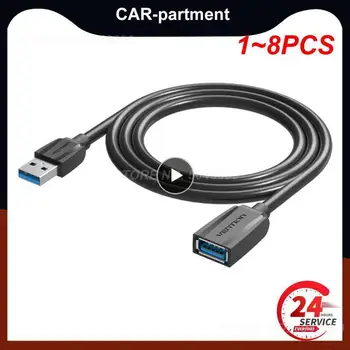 1-8 бр. Нов 16Pin към OBD2 порта USB Зарядно Устройство Адаптер Конектор Кабел Инструмент за Диагностика на Автомобилни Аксесоари
