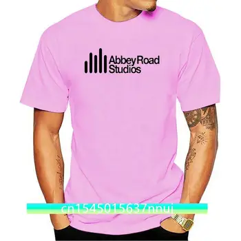 Нова мъжка бяла тениска с логото на Abbey Road Studios Размер S, M, L, XL, 2XL, 3XL