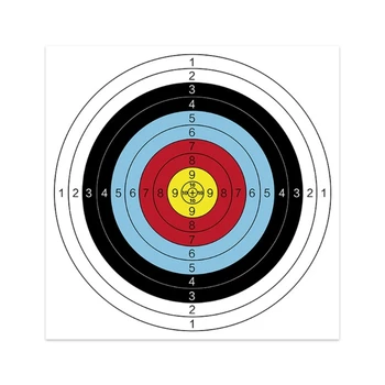 Самозалепващи цел за спрей Zone Targeted Archerys Хартиени мишената за стрелба с 448D