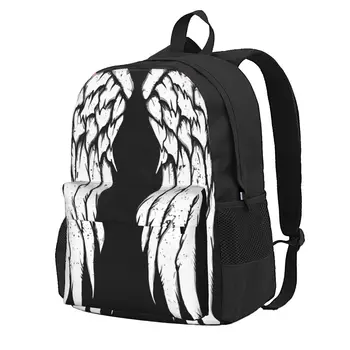 Мъжки раница с голям капацитет Wing Ежедневна чанта за лаптоп Водоустойчива чанта за улиците на Студентски училищна чанта