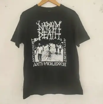 Двустранен тениска NAPALM DEATH band, тениска-римейк, напълно нов TE4467