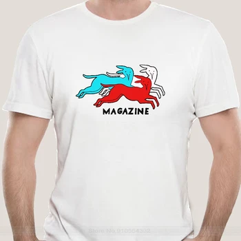 Марка Parra Dog Magazine Изработени по поръчка мъжки модни тениска с къс ръкав памук топ с кръгло деколте, бяла маркова тениска