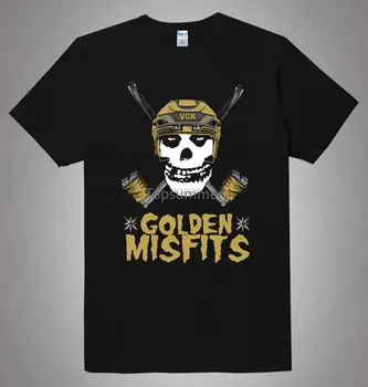 Тениска Golden Misfits Las Vegas, фанатская тениска Golden Knight Team, размер S 3Xl фланелка с кръгло деколте, лятна индивидуалност, мъжка мода