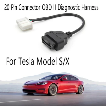 Електронен кабел за диагностика окабеляването на новото енергийно колата с 20-пинов конектор сбд за Tesla Model S/X