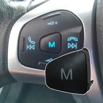 Бутон за регулиране на силата на звука на автомобилния звука на волана Средно Еднократно превключвателя M аксесоари за Ford Fiesta MK7 MK8 ST Ecosport 2013 2015 Escort