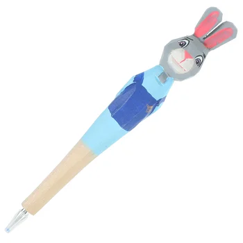 Дизайнерска химикалка химикалка, играчка издълбани на дръжката, мультяшная химикалка химикалка, дървени канцеларски материали