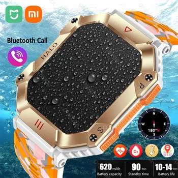 Xiaomi mijia 2023 Bluetooth Покана Smartwatch 2,0-инчов Военни Улични Умни Часовници За Мъже с акумулаторна батерия 650 mah часовници, Спортни Часовници за фитнес с GPS