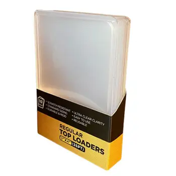 Държач за карти игра 25шт, 35PT, прозрачен протектор за игрови карти от PVC с фолио за фотокарточки НБА