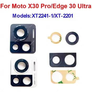 За Motorola Moto X30 Pro Edge 30 Ultra XT2241-1 XT-2201 Стъклен Капак на Обектива на Задната камера Стъкло на Обектива на Задната Камера с Притежателя на Рамката