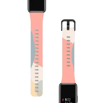 Цветни часовници за Band Honor 6, разменени силиконов каучук, разменени гривна, каишка за Huawei, Аксесоари за гривни