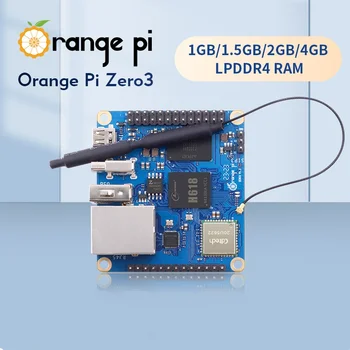 Чип OrangePi Orange Pie Zero3 Quanzhi H618 с четири достъпни функции памет, на борда на развитие, микроконтролер