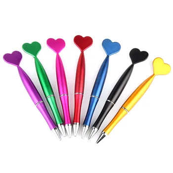 20pcs Химикалка писалка със сърце, химикалки със сърце, пластмасови Химикалки, студентски Химикалка химикалка, Ученически пособия, Канцеларски материали