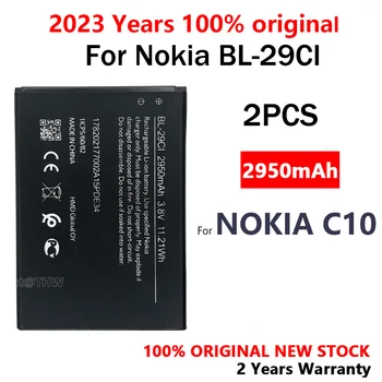 1бр 2 ЕЛЕМЕНТА BL-29CI BL 29CI BL29CI 2950 mah Нова Батерия За Nokia C10 BL-29CI Висококачествени батерии