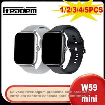 Дамски смарт часовници Microwear W59 Mini 41 мм 1,75 инча Blutooth Покана NFC, направени със собствените си ръце, Умни часовници с циферблатами със собствените си ръце