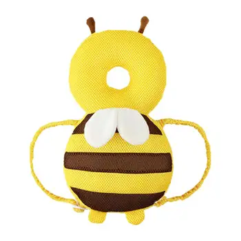 Защитете главата детска раница във формата на пчелите Памучен Защита на главата на раницата Многофункционална Мека Дишаща Предпазни възглавници