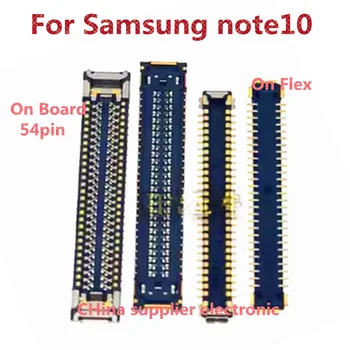 10шт-100шт За Samsung note10 LCD екран, на задния изход, дънна платка, обтегач за свързване на кабел, конектор спк стартира строителни върху еластична 54-за контакт платка