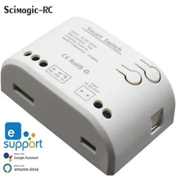 eWeLink Relay WIFI Smart Switch DIY 1-Канален самостоятелно блокиране на Безжичен Ключ Smart Home Switch APP Voice Remote Control