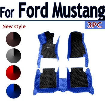 За Ford Mustang 2020 2021 2019 2017 2018 2015 2016 Автомобилни постелки за оформяне на интериор, кожени постелки, Автозащита, килими за вашия интериор