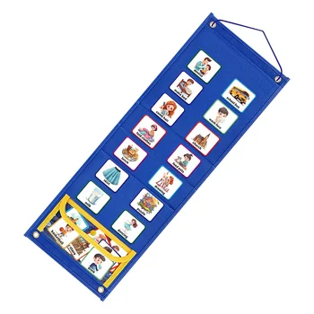 1 комплект детска график, монтиран на стената график на домашни дела, висящи график на ежедневните домашни работи за деца