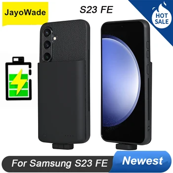 JayoWade S23fe 5000 mah Батерия Калъф За Samsung Galaxy S23 FE Телефон Power Bank За Samsung Galaxy S23 FE Зарядно Устройство Седалките