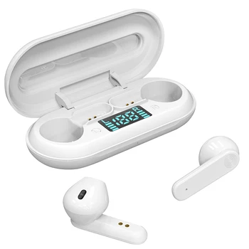 Тенденцията Мини-Тънки Слушалки TWS Bluetooth Слушалки 5.1 С Цифрова led дисплей Smart Touch Слушалки True Wireless Stereo ETE-19D