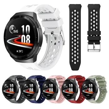Силиконов ремък за часа Huawei Watch GT 2д GT2e оригинален Взаимозаменяеми каишка за умни часовници, Аксесоари за гривна Hot Correa